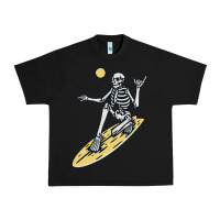 Black Surfing Urban Heavy Tee - artisFamous