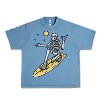 Pebble Blue Surfing Urban Heavy Tee - artisFamous