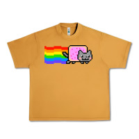 Peanut Butter Nyan Cat Urban Heavy Tee - artisFamous