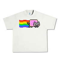Pistachio Nyan Cat Urban Heavy Tee - artisFamous
