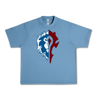 Pebble Blue WORLD OF WARCRAFT MISTS OF PANDARIA HORDE Urban Heavy Tee - artisFamous