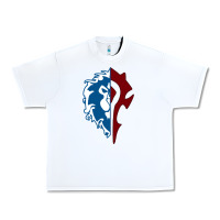 White WORLD OF WARCRAFT MISTS OF PANDARIA HORDE Urban Heavy Tee - artisFamous