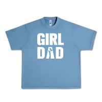 Pebble Blue Girl Dad Urban Heavy Tee - artisFamous
