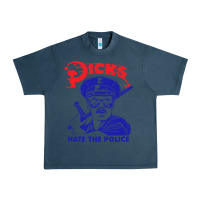 Midnight Navy Dicks Hate The Police Urban Heavy Tee - artisFamous