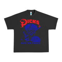 Pigment Black Dicks Hate The Police Urban Heavy Tee - artisFamous