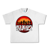 Lunar Rock Red Dead Redemption 2 Red Moon Cowboy Urban Heavy Tee - artisFamous