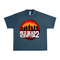 Red Dead Redemption 2 Red Moon Cowboy Urban Heavy Tee | Teevron