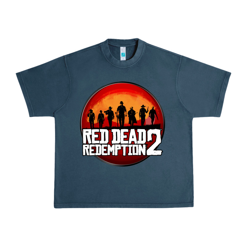 Red Dead Redemption 2 Red Moon Cowboy Urban Heavy Tee by artisFamous | Teevron