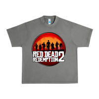 Tornado Red Dead Redemption 2 Red Moon Cowboy Urban Heavy Tee - artisFamous