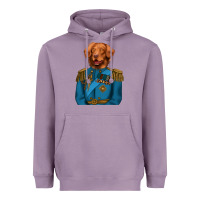 Lavender Golden Retriever Dog Portrait,Custom Pet Portraits,Renaissance Dog Heavyweight Hoodie - RanaPortraitStore