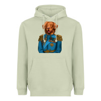 Matcha Golden Retriever Dog Portrait,Custom Pet Portraits,Renaissance Dog Heavyweight Hoodie - RanaPortraitStore