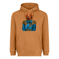 Meerkat Golden Retriever Dog Portrait,Custom Pet Portraits,Renaissance Dog Heavyweight Hoodie - RanaPortraitStore