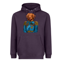Plum Golden Retriever Dog Portrait,Custom Pet Portraits,Renaissance Dog Heavyweight Hoodie - RanaPortraitStore