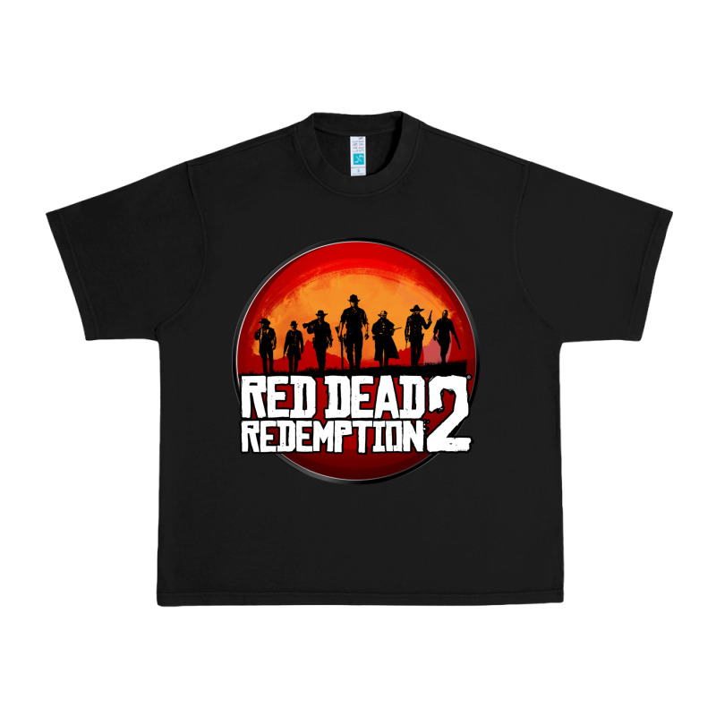 Red Dead Redemption 2 Red Moon Cowboy Urban Heavy Tee by artisFamous | Teevron