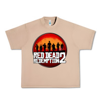 Burro Red Dead Redemption 2 Red Moon Cowboy Urban Heavy Tee - artisFamous