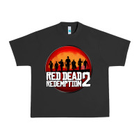 Pigment Black Red Dead Redemption 2 Red Moon Cowboy Urban Heavy Tee - artisFamous