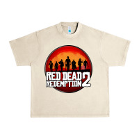 Sandshell Red Dead Redemption 2 Red Moon Cowboy Urban Heavy Tee - artisFamous