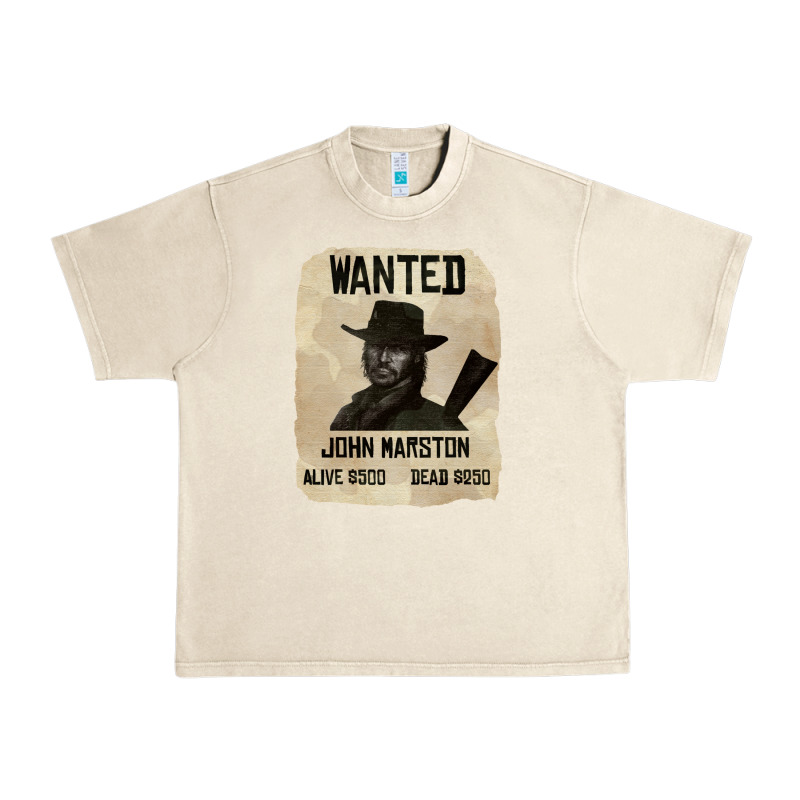 Red Dead Redemption 2 Red Moon Cowboy Wanted John Marston Urban Heavy Tee by artisFamous | Teevron