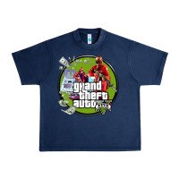 Navy Grand Theft Auto Urban Heavy Tee - artisFamous