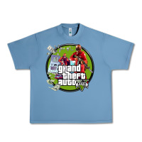 Pebble Blue Grand Theft Auto Urban Heavy Tee - artisFamous