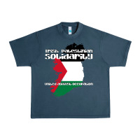 Midnight Navy irish palestinian solidarity Urban Heavy Tee - artisFamous