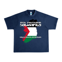 Navy irish palestinian solidarity Urban Heavy Tee - artisFamous