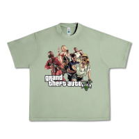 Oil Green Grand Theft Auto Urban Heavy Tee - artisFamous
