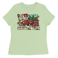 Matcha fram fresh christmas trees Ladies Tee - SublimationCraftShop