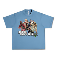 Pebble Blue Grand Theft Auto Urban Heavy Tee - artisFamous