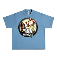 Pebble Blue Grand Theft Auto Urban Heavy Tee - artisFamous