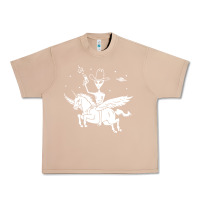 Burro alien riding unicorn  cool ufo cowboy Urban Heavy Tee - artisFamous
