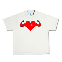 Pistachio Healthy Heart Urban Heavy Tee - artisFamous
