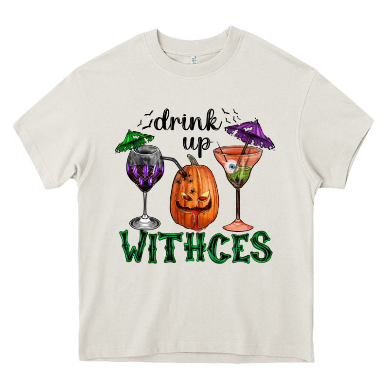 Drink Up Withces Halloween Heavy Core Tee by RanaPortraitStore | Teevron