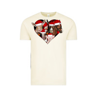 Vintage Arctic farm animals christmas Vintage Tee - CowhideDigitalArt