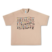 Burro Stranger Lights Alphabet Urban Heavy Tee - artisFamous