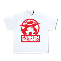 White carmen sandiego Urban Heavy Tee - artisFamous
