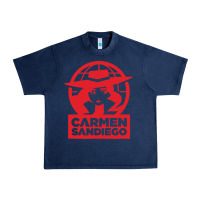 Navy carmen sandiego Urban Heavy Tee - artisFamous