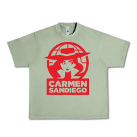 Oil Green carmen sandiego Urban Heavy Tee - artisFamous