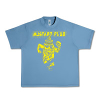 Pebble Blue mustard plug Urban Heavy Tee - artisFamous