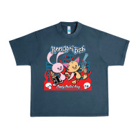 Midnight Navy reel big fish candy coated fury Urban Heavy Tee - artisFamous
