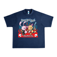 Navy reel big fish candy coated fury Urban Heavy Tee - artisFamous
