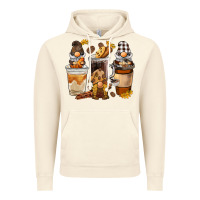 Vintage Artic Coffee gnome Vintage Hoodie - BarkalooDesign