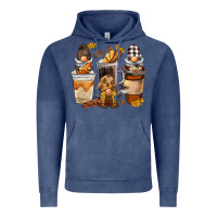 Vintage Denim Coffee gnome Vintage Hoodie - BarkalooDesign