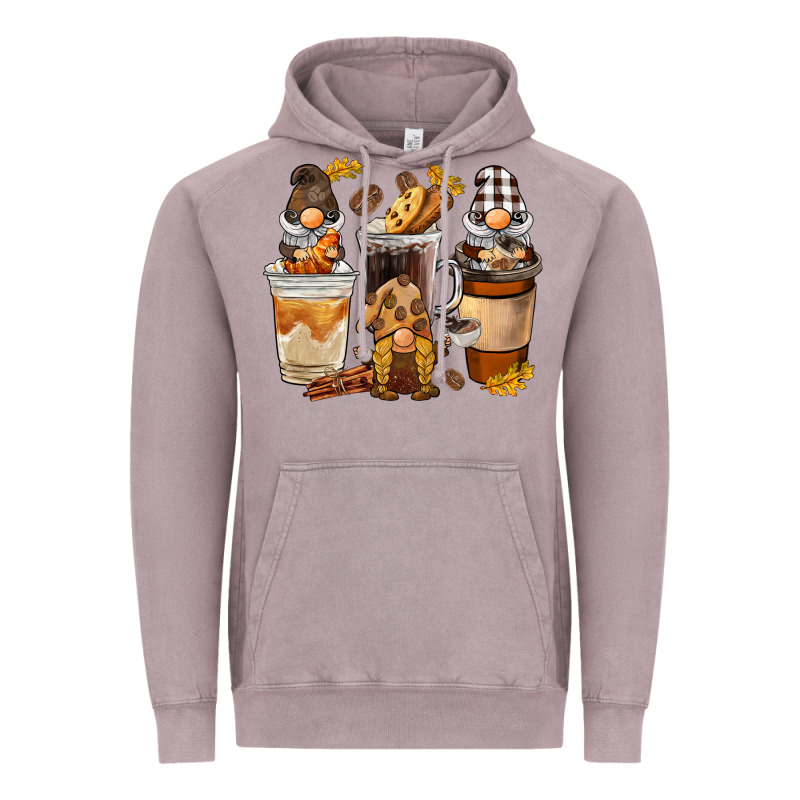 Coffee Gnome Vintage Hoodie by BarkalooDesign | Teevron