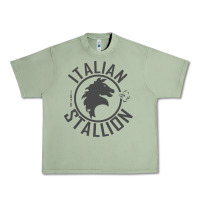 Oil Green Italian Stallion Urban Heavy Tee - artisFamous