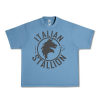 Pebble Blue Italian Stallion Urban Heavy Tee - artisFamous