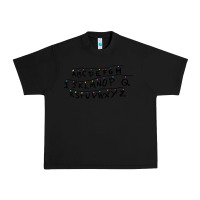 Black stranger alphabets funny Urban Heavy Tee - artisFamous