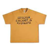 Peanut Butter stranger alphabets funny Urban Heavy Tee - artisFamous