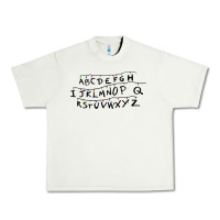 Stranger Alphabets Funny Urban Heavy Tee | Teevron