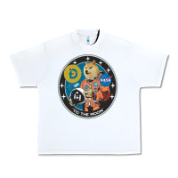 White doge Urban Heavy Tee - artisFamous